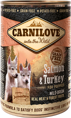 Carnilove Blik, Smaak: Pupies