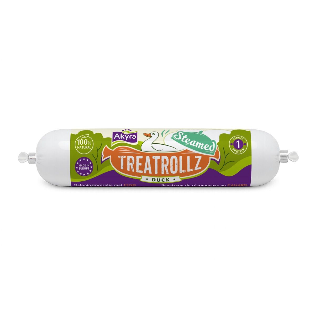 Steamed Treatrollz, Smaak: Eend