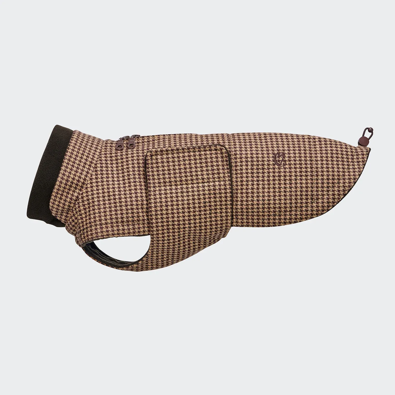 Hondenmantel Teckel, Design: Brooklyn Houndstooth, Maat: 2