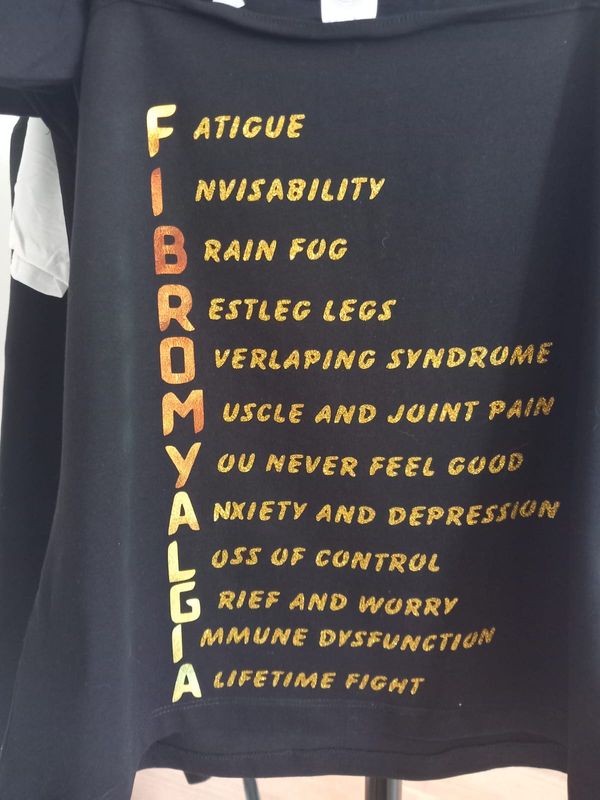 ADHD Personalized Fibro-Warrior T-shirt