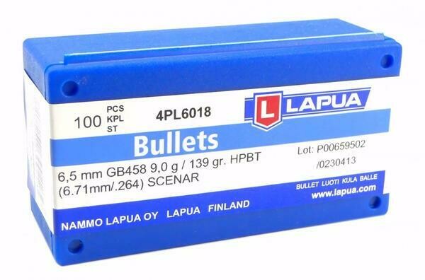 Palle Lapua Scenar .264 139gr