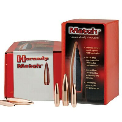 Palle Hornady Match 168gr HPBT
