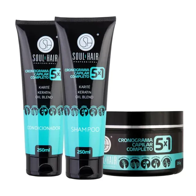 5-in-1 Hair Care Schedule Kit (250ml)