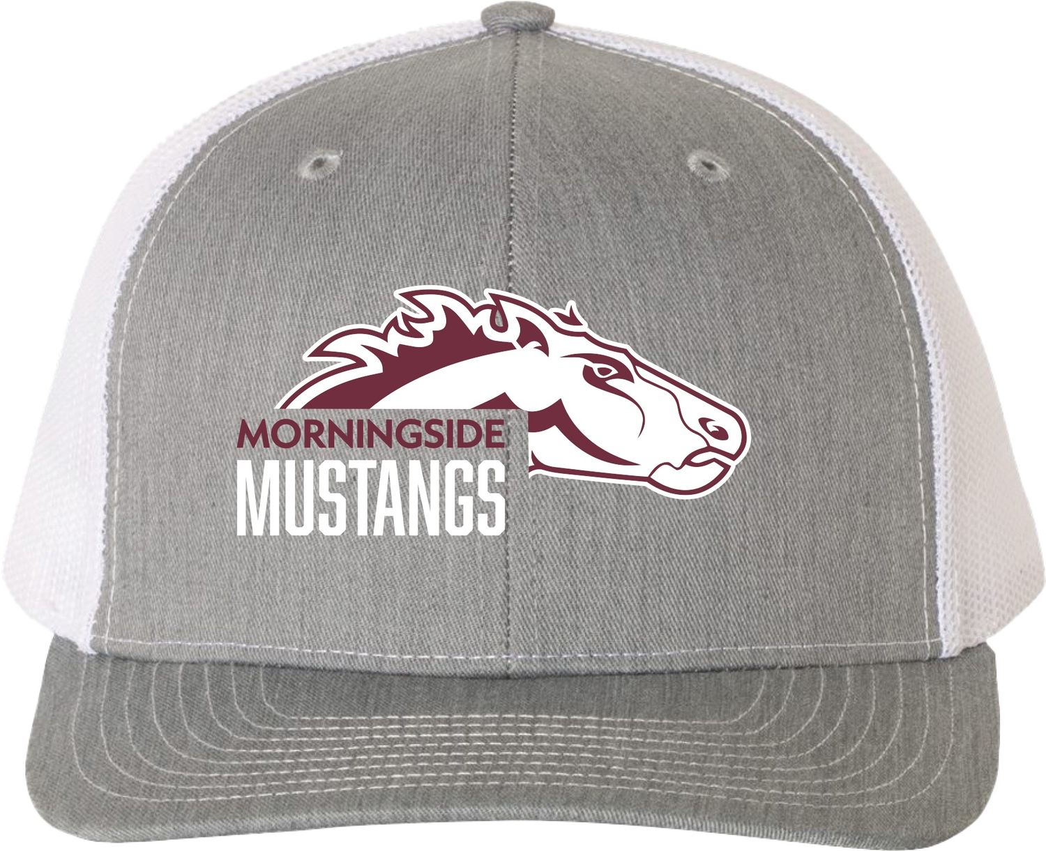 Morningside Mustangs Trucker hat with Mustangs Logo Richardson 112