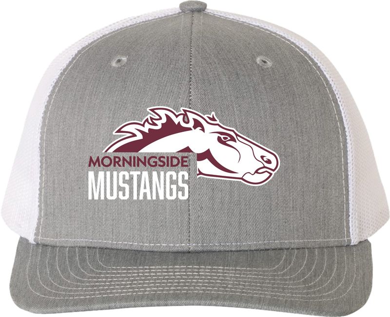Morningside Mustangs Trucker hat with Mustangs Logo Richardson 112