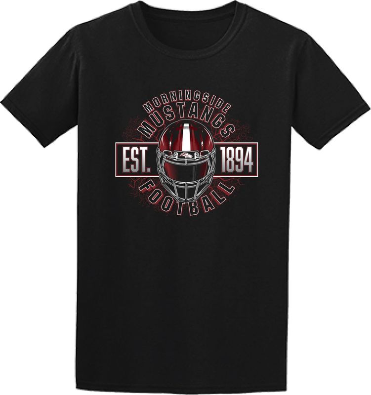 Premium Tee Morningside University Logo Black