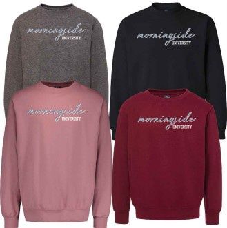 Fleece Crew Morningside University Embroidery