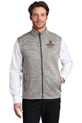 Morningside University Ag &amp; Food Studies Mens Fleece Sweater Vest