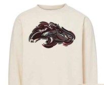 Crew With Custom Art Mustangs Logo