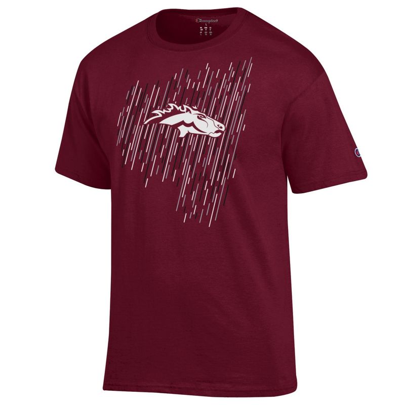 Mustangs Logo with Lines Tee