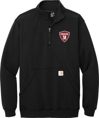 Carhartt 1/4 zip Mock neck Sweatshirt with shield logo
