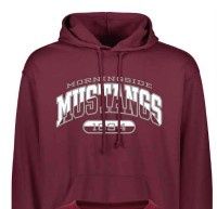 Two Tone Graphics Mustangs Fleece Hood