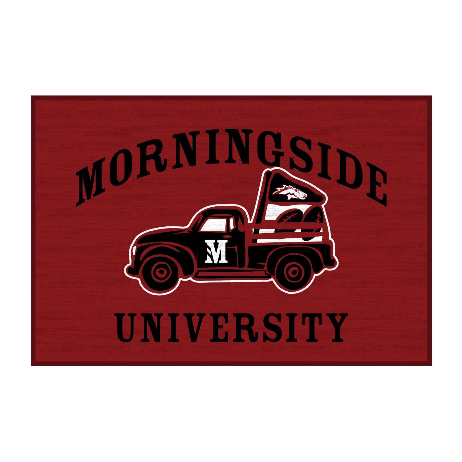 Impressions Floormat/Rug Morningside University/Mustangs