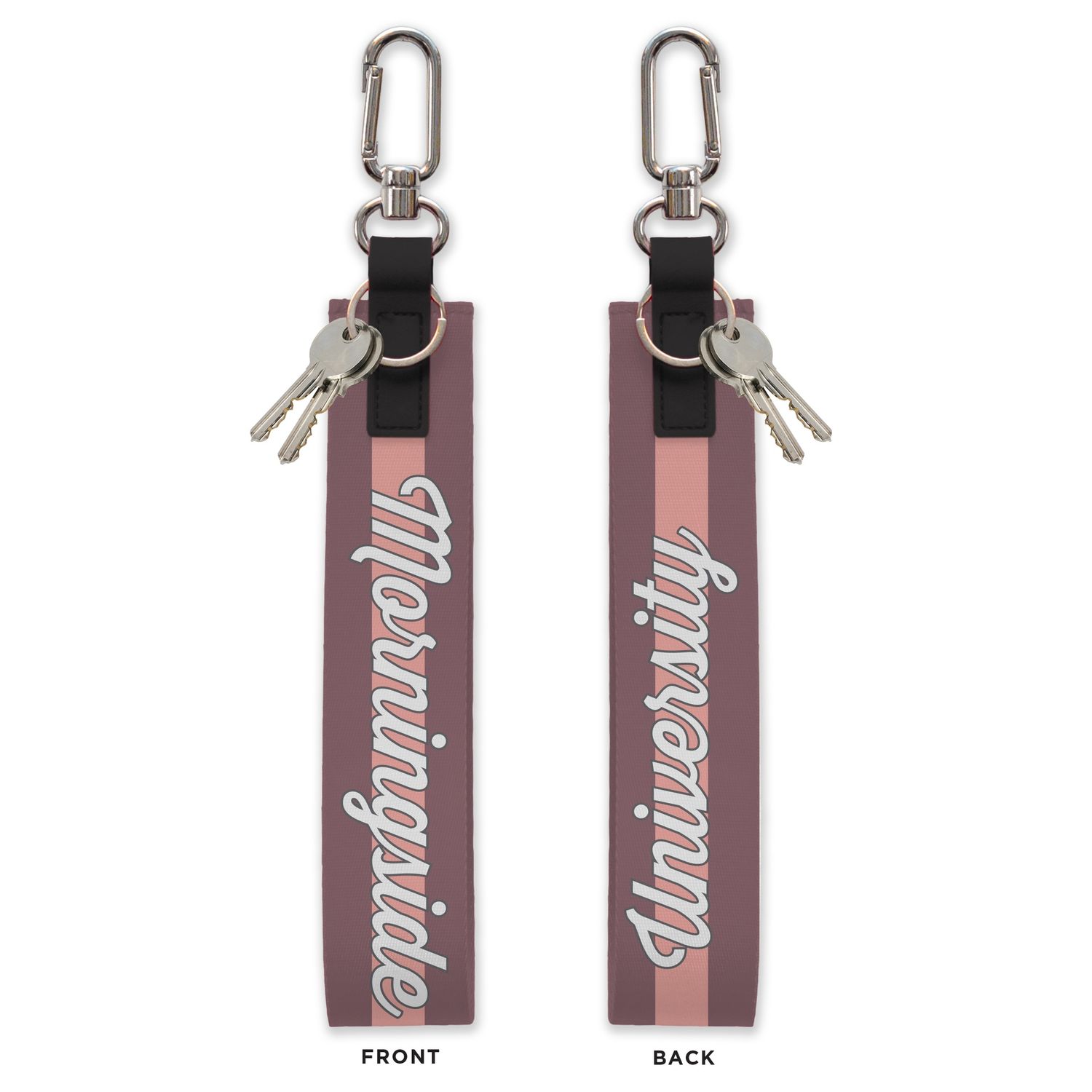 Oversized Strap Keychain Morningside University Scrips