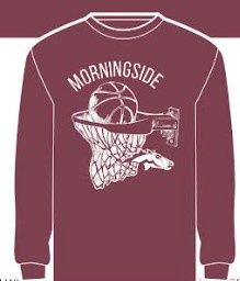 Long Sleeve Mustangs Basketball Tee