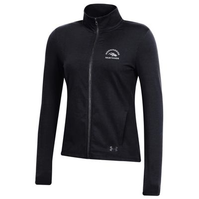 UA Women&#39;s Motion Full Zip Black Jacket