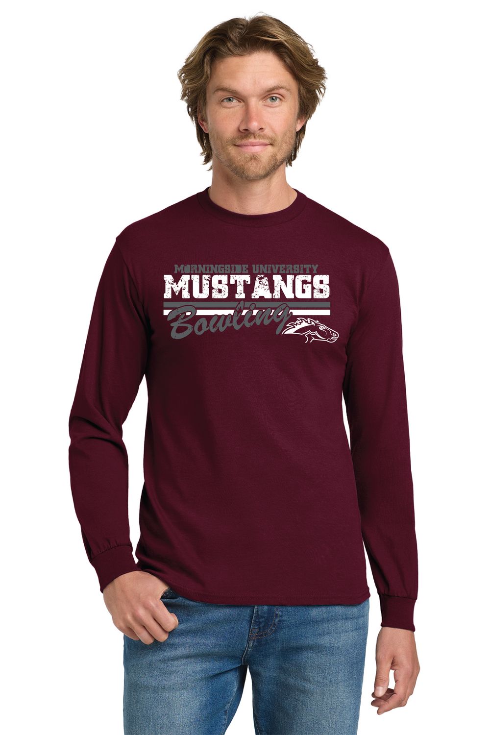 Bowling Long Sleeve Mustang Logo