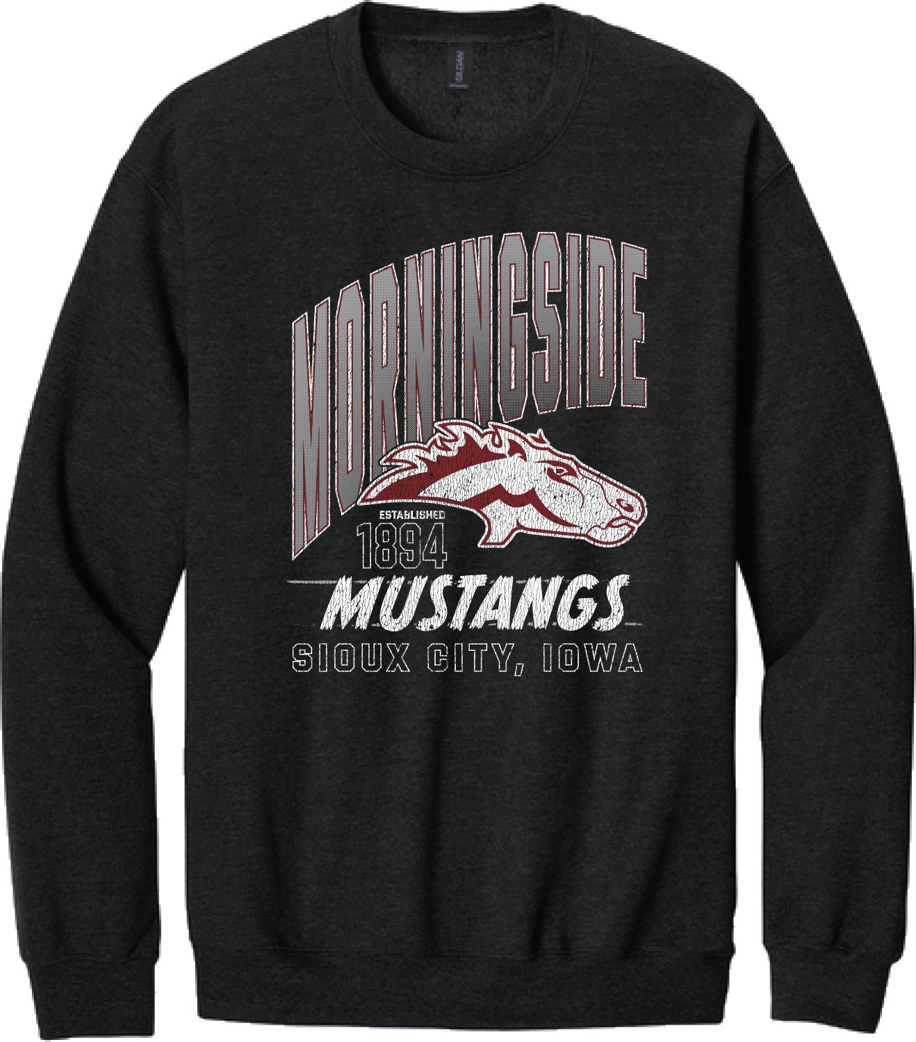 Retro Morningside Mustangs Crew