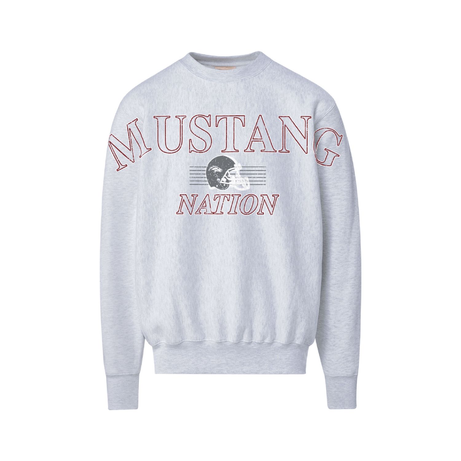 Wide Print Mustangs Crew