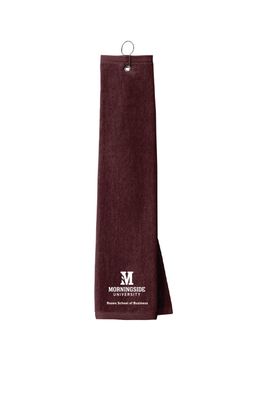 Morningside Rosen School of Business Golf Towel with ring