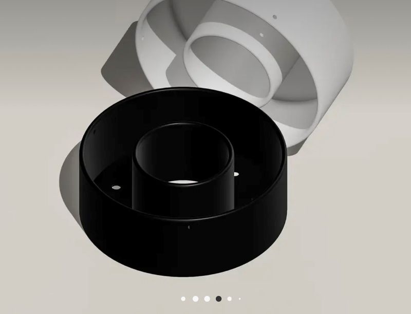 Hanging pot with drainage black