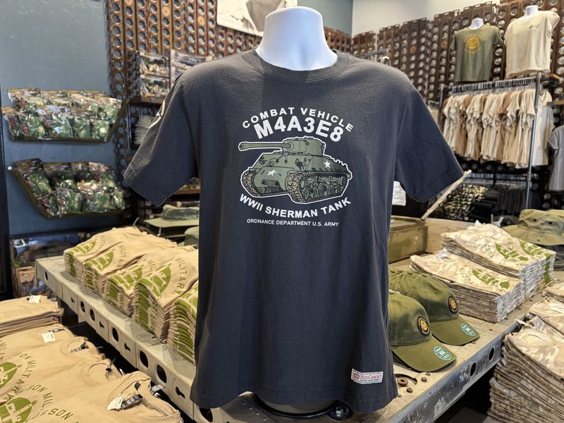 TMVM Sherman Tank T-Shirt SLATE