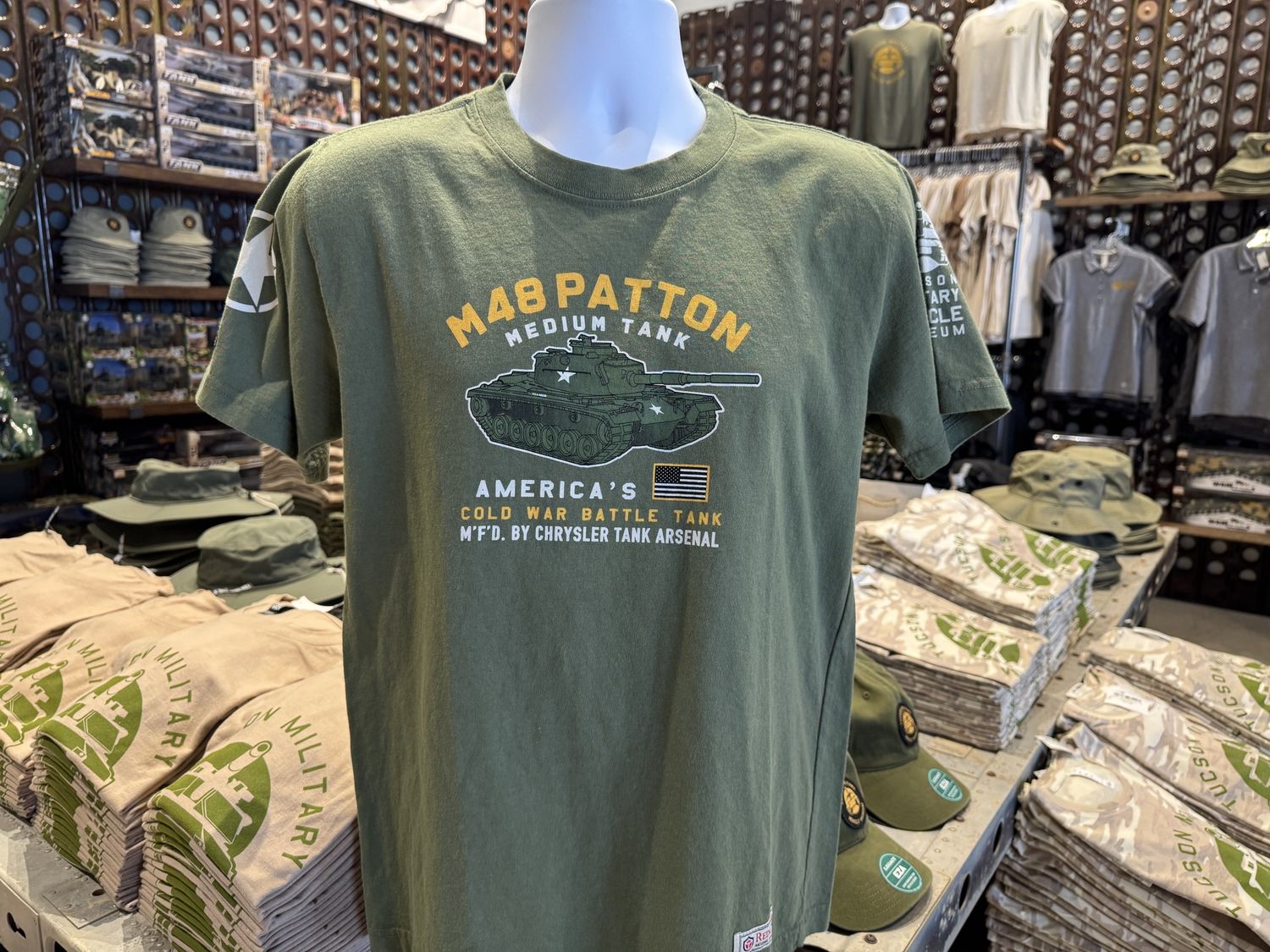 TMVM Patton Tank T-Shirt KHAKI