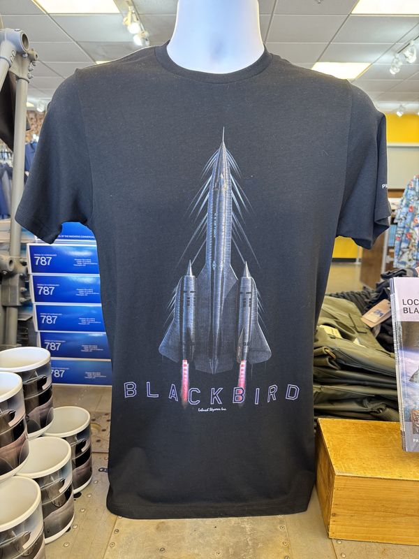 SR-71 Blackbird Pure Vertical shirt BLACK