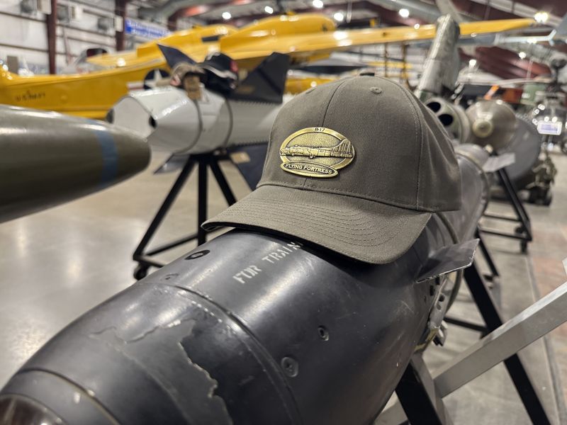 B-17 Flying Fortress Brass Cap KHAKI