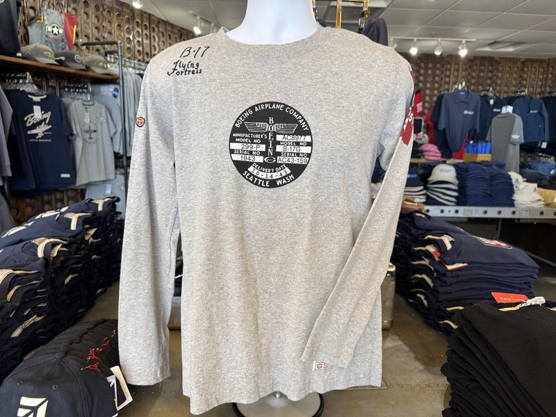 B-17 Long Sleeve Shirt GREY