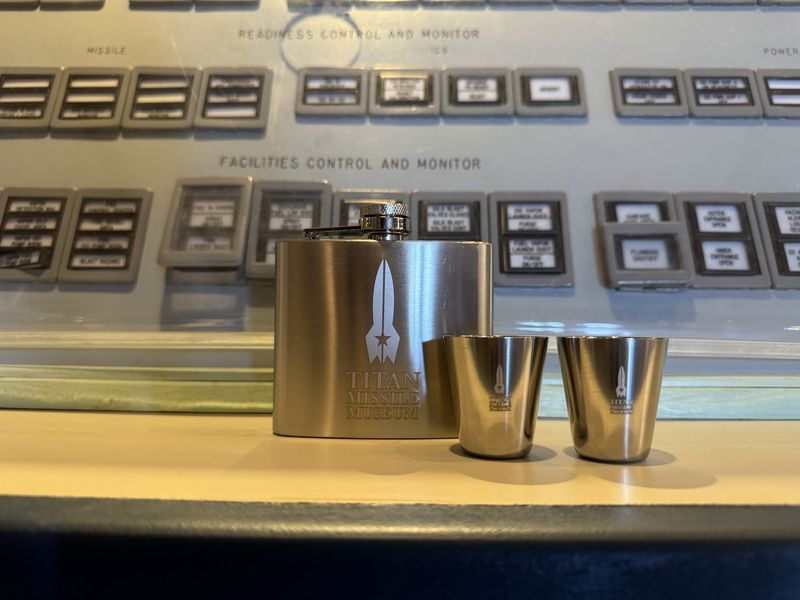 TMM Logo Flask Shot Gift Set