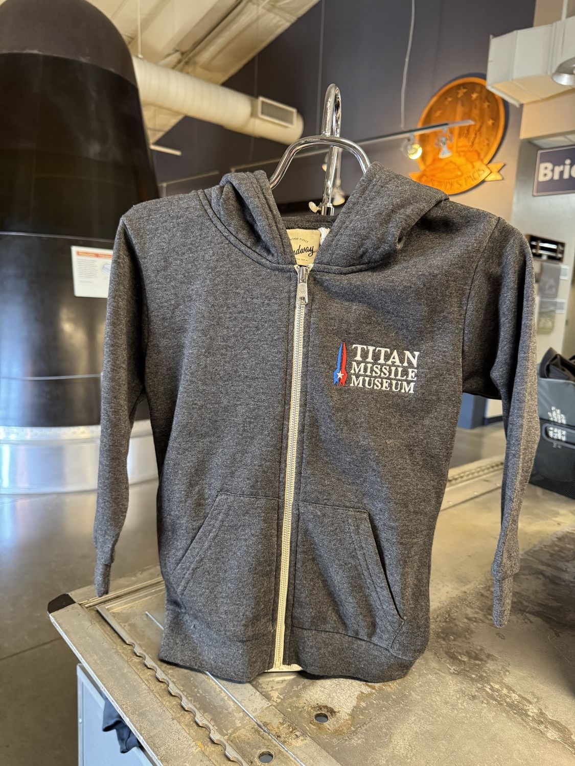 TMM Youth Parker Zip Hoodie Charcoal