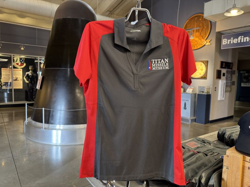 TMM Ladies Sport-Tek Colorblock Polo Grey/Red
