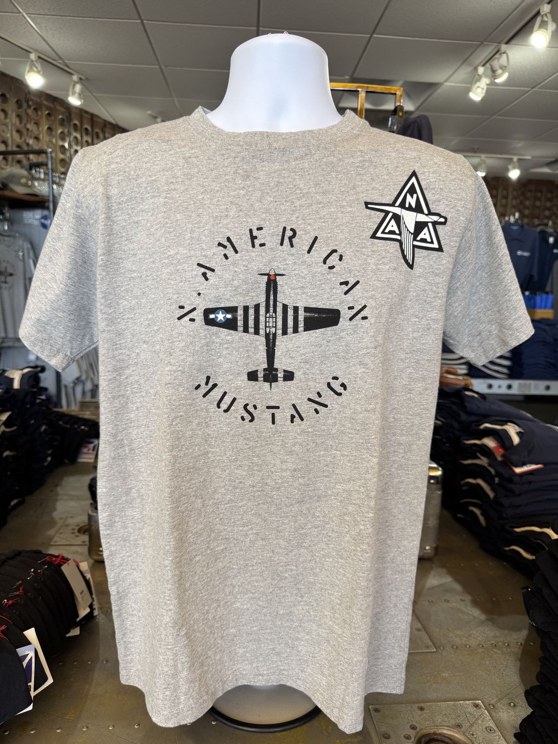 NA Mustang Shirt GREY