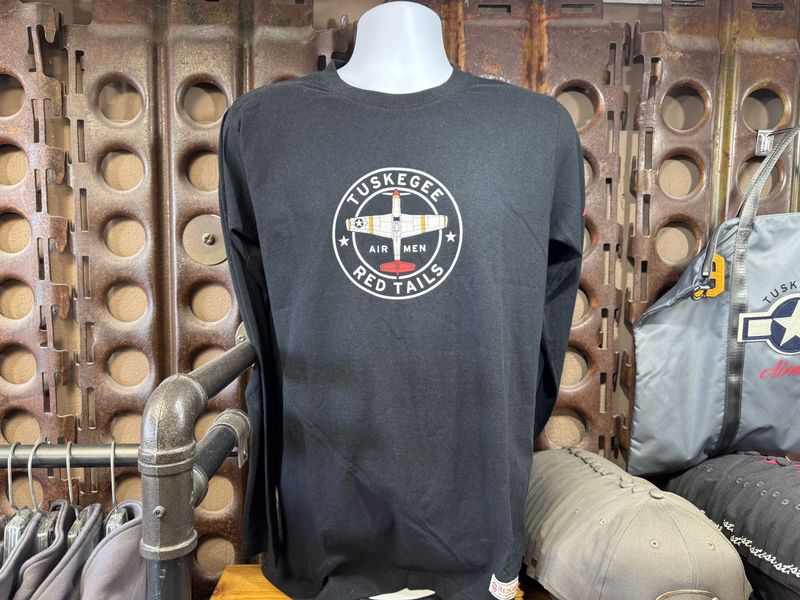 Tuskegee Airmen Long Sleeve Shirt BLACK