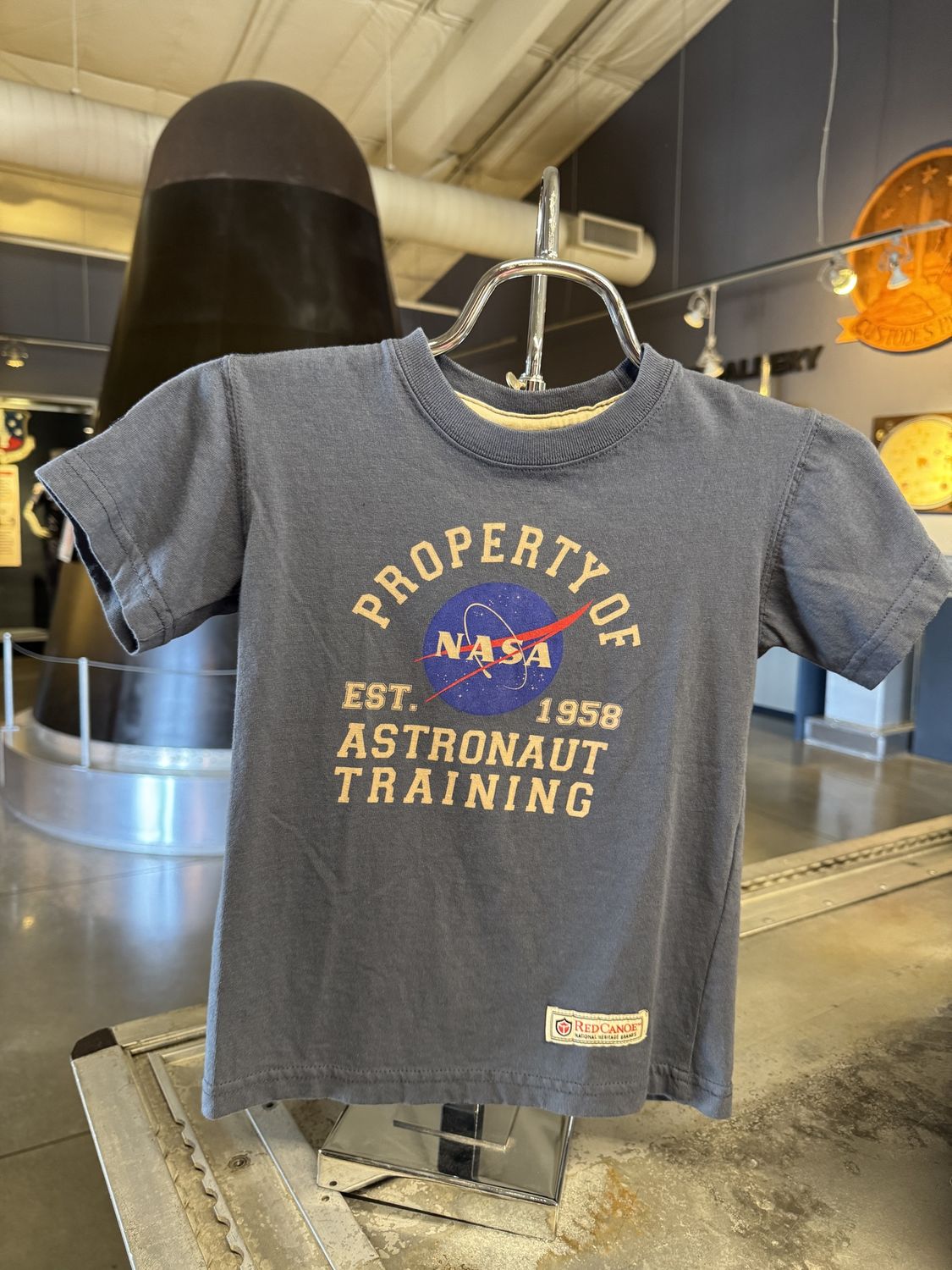 Kids NASA Astronaut Training Shirt BLUE