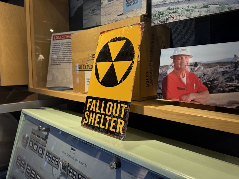 Fallout Shelter Metal Sign
