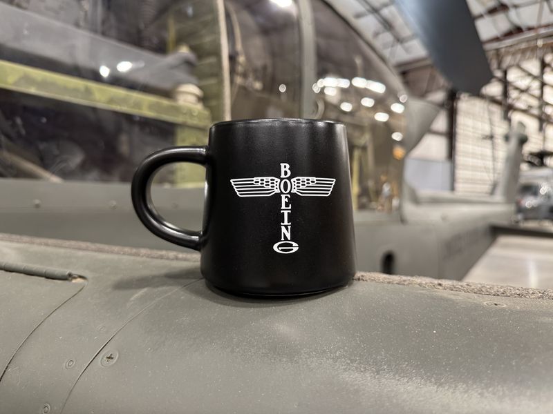 Boeing Totem Heritage Black Mug