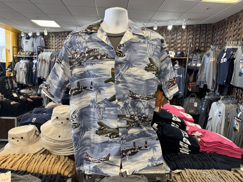 Lagoon Blue Hawaiian Shirt