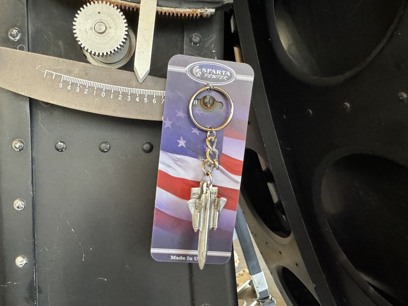 PASM SR-71 Pewter Keychain