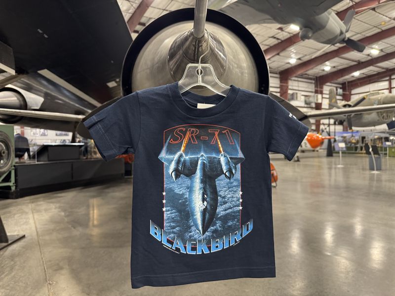 SR71 over Rockies Youth Shirt NAVY