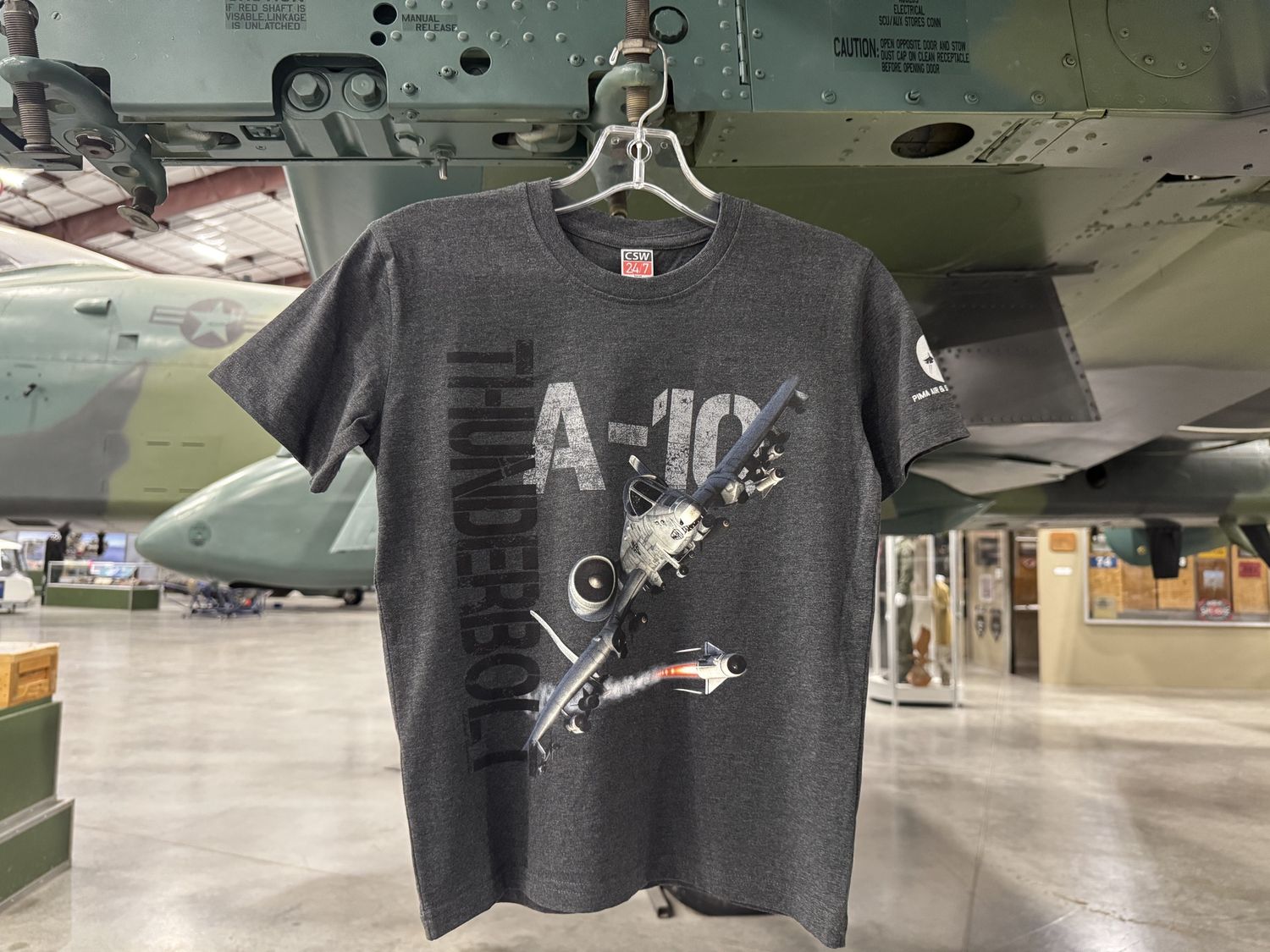 A-10 Thunderbolt Youth Shirt Charcoal Heather