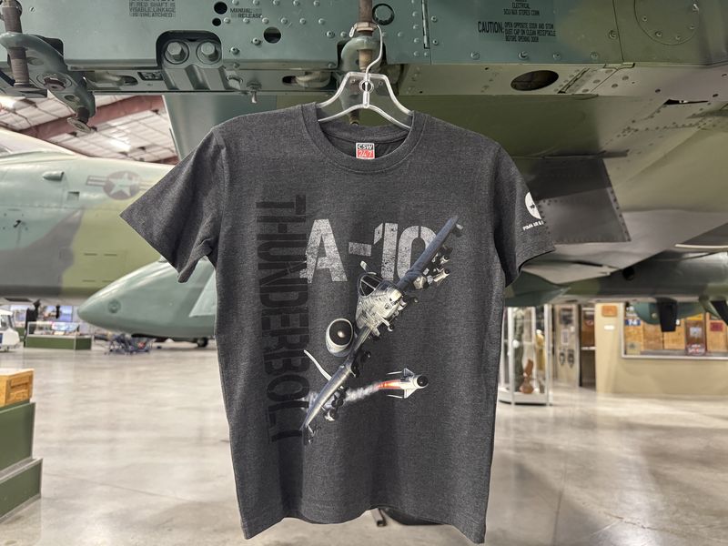 A-10 Thunderbolt Youth Shirt Charcoal Heather