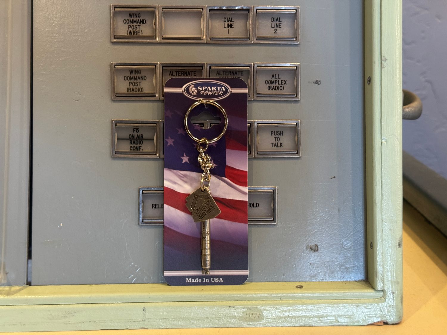 TMM Titan II Pewter Keychain