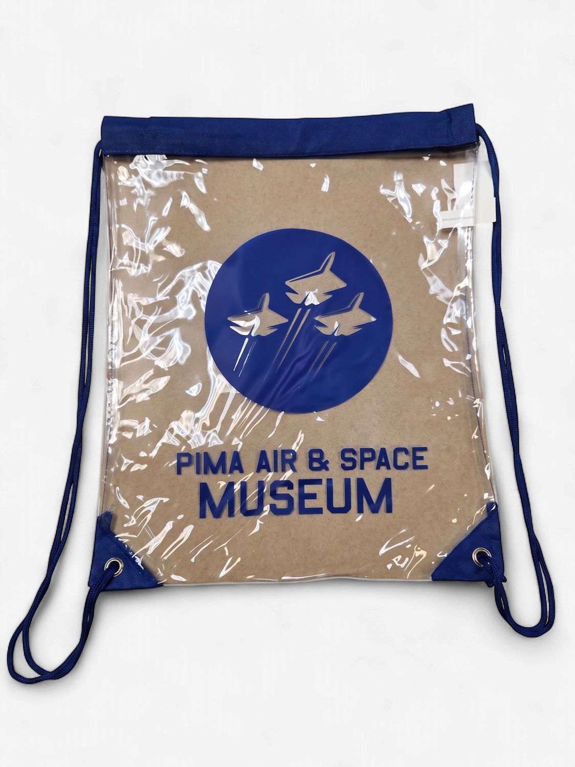 PASM Logo Clear Cinch Bag
