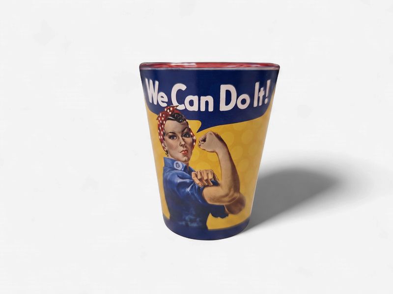 Rosie the Riveter Shot Glass