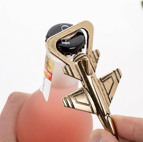 Bottle Opener Fighter Airplane Shape Gift