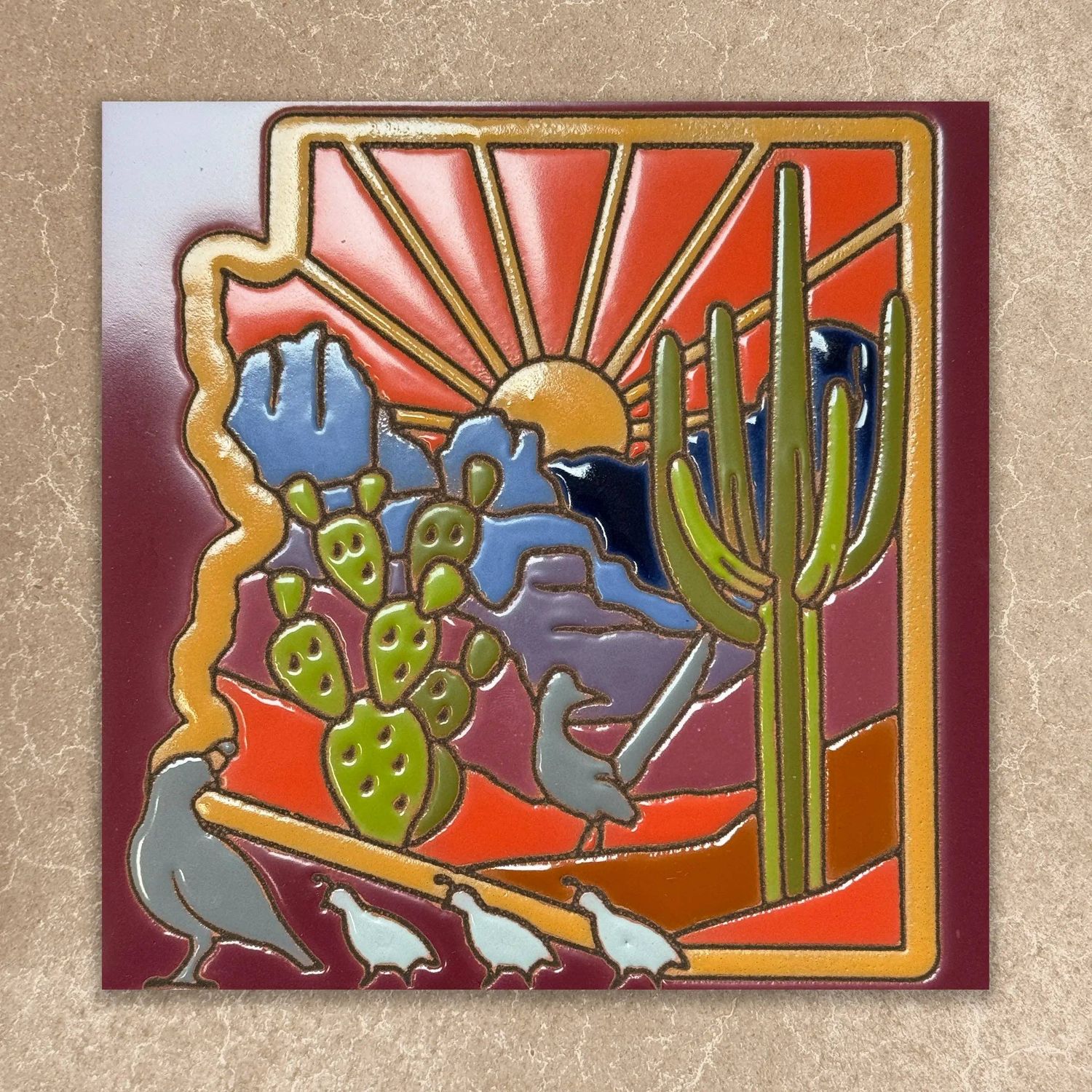 Arizona State Icons Tile
