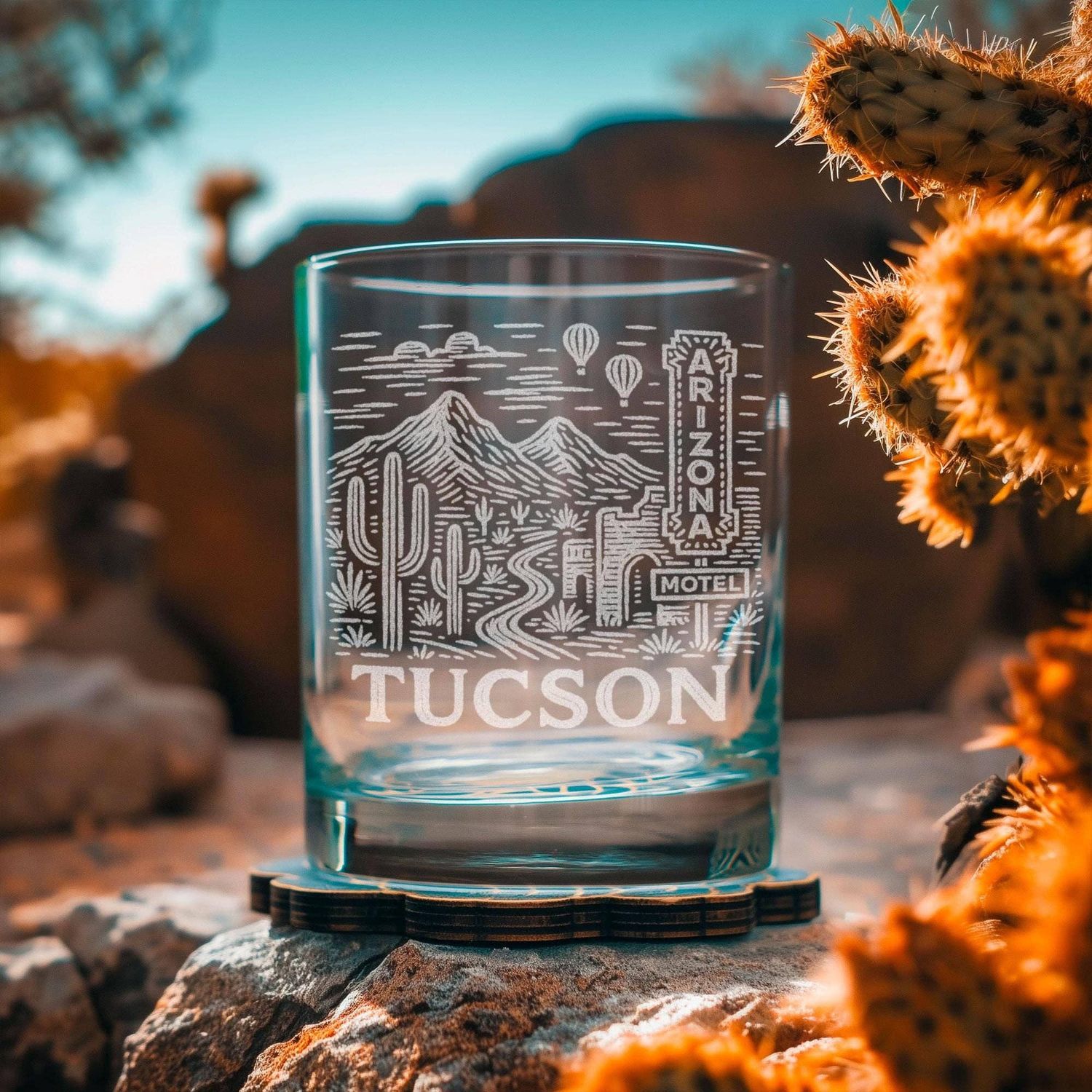 Tucson Arizona Glasses: Old Fashioned