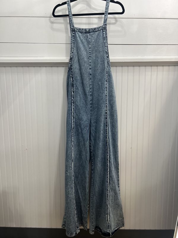 Wide Leg Jumpsuit Overall LG